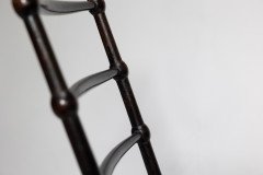 E. W. Godwin Style Of. Aesthetic Movement Ebonized Folding Chair with New Cane Seat - Thumbnail 10