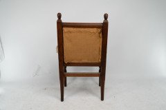 George Edmund Street. A Gothic Revival Oak Armchair Designed for the Judges for the Royal Courts of Justice to Reupholster - Thumbnail 16