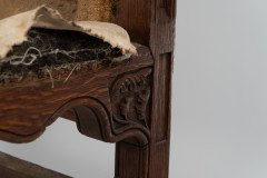 George Edmund Street. A Gothic Revival Oak Armchair Designed for the Judges for the Royal Courts of Justice to Reupholster - Thumbnail 10
