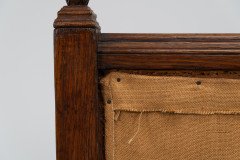 George Edmund Street. A Gothic Revival Oak Armchair Designed for the Judges for the Royal Courts of Justice to Reupholster - Thumbnail 12