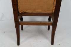 George Edmund Street. A Gothic Revival Oak Armchair Designed for the Judges for the Royal Courts of Justice to Reupholster - Thumbnail 14