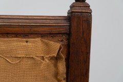 George Edmund Street. A Gothic Revival Oak Armchair Designed for the Judges for the Royal Courts of Justice to Reupholster - Thumbnail 13