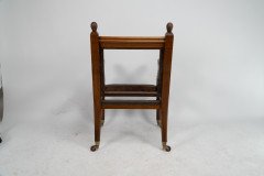 George Edmund Street. A Gothic Revival Walnut Armchair Designed for the Judges for the Royal Courts of Justice in Fleet St. London to Reupholster 2 - Thumbnail 17