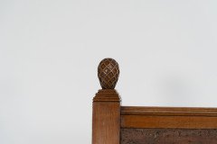 George Edmund Street. A Gothic Revival Walnut Armchair Designed for the Judges for the Royal Courts of Justice in Fleet St. London to Reupholster 2 - Thumbnail 6