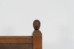 George Edmund Street. A Gothic Revival Walnut Armchair Designed for the Judges for the Royal Courts of Justice in Fleet St. London to Reupholster 2 - Thumbnail 8