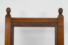 George Edmund Street. A Gothic Revival Walnut Armchair Designed for the Judges for the Royal Courts of Justice in Fleet St. London to Reupholster 2 - Thumbnail 7