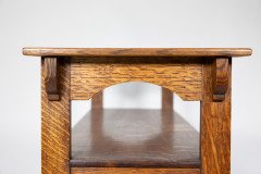 Shapland & Petter. A Good Arts & Crafts Oak Double Piano Stool or Window Seat - Thumbnail 14