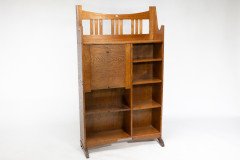 A Good Glasgow School Bureau Bookcase - Thumbnail 4