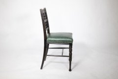 Bruce Talbert Probably for Gillows. An Aesthetic Movement Walnut Side Chair - Thumbnail 3