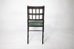 Bruce Talbert Probably for Gillows. An Aesthetic Movement Walnut Side Chair - Thumbnail 6