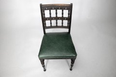 Bruce Talbert Probably for Gillows. An Aesthetic Movement Walnut Side Chair - Thumbnail 13