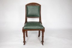 John Pollard Seddon Attributed, a Gothic Revival Oak Side or Desk Chair - Thumbnail 9