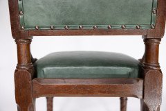 John Pollard Seddon Attributed, a Gothic Revival Oak Side or Desk Chair - Thumbnail 12