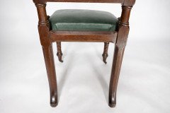John Pollard Seddon Attributed, a Gothic Revival Oak Side or Desk Chair - Thumbnail 14