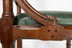 John Pollard Seddon Attributed, a Gothic Revival Oak Side or Desk Chair - Thumbnail 18