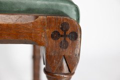John Pollard Seddon Attributed, a Gothic Revival Oak Side or Desk Chair - Thumbnail 22