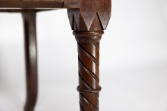 John Pollard Seddon Attributed, a Gothic Revival Oak Side or Desk Chair - Thumbnail 25