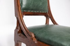 John Pollard Seddon Attributed, a Gothic Revival Oak Side or Desk Chair - Thumbnail 27