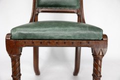 John Pollard Seddon Attributed, a Gothic Revival Oak Side or Desk Chair - Thumbnail 28