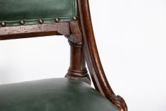 John Pollard Seddon Attributed, a Gothic Revival Oak Side or Desk Chair - Thumbnail 29