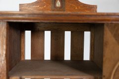 Shapland & Petter, Arts & Crafts Oak bedside cabinet - Thumbnail 15