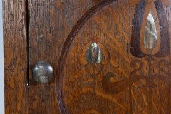 Shapland & Petter, Arts & Crafts Oak bedside cabinet - Thumbnail 18