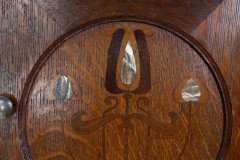 Shapland & Petter, Arts & Crafts Oak bedside cabinet - Thumbnail 19