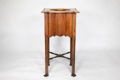 Arts & Crafts Walnut Plant Stand - Thumbnail 2
