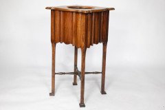 Arts & Crafts Walnut Plant Stand - Thumbnail 3