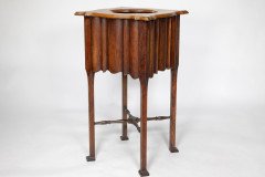 An Arts & Crafts Walnut Plant Stand - Thumbnail 5