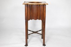 An Arts & Crafts Walnut Plant Stand - Thumbnail 6