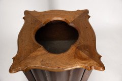 An Arts & Crafts Walnut Plant Stand - Thumbnail 8
