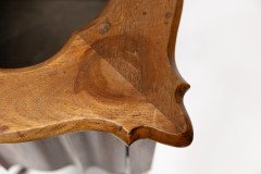 An Arts & Crafts Walnut Plant Stand - Thumbnail 9