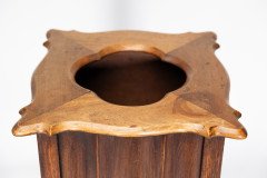 An Arts & Crafts Walnut Plant Stand - Thumbnail 14