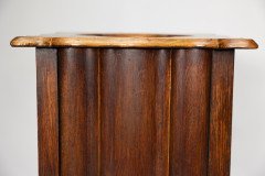 An Arts & Crafts Walnut Plant Stand - Thumbnail 15