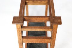 A Simple Arts & Crafts Oak umbrella and stick stand - Thumbnail 12