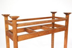 A Simple Arts & Crafts Oak umbrella and stick stand - Thumbnail 13