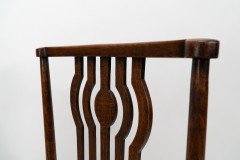 Liberty & Co., Arts & Crafts Oak Armchair with Rush Seat - Thumbnail 6