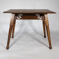 William Birch. A Large Arts & Crafts Oak Side Table - Thumbnail 2