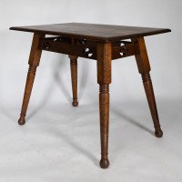 William Birch, Large Arts & Crafts Oak Side Table - Thumbnail 4