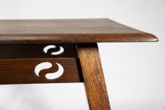William Birch. A Large Arts & Crafts Oak Side Table - Thumbnail 10