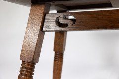 William Birch. A Large Arts & Crafts Oak Side Table - Thumbnail 16