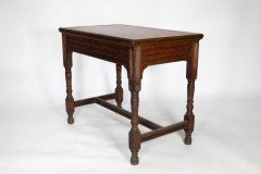 Bruce James Talbert for Gillow & Co., Gothic Revival Oak Writing Table - Thumbnail 6