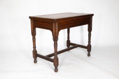 Bruce James Talbert for Gillow & Co., Gothic Revival Oak Writing Table - Thumbnail 7