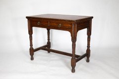 Bruce James Talbert for Gillow & Co., Gothic Revival Oak Writing Table - Thumbnail 9