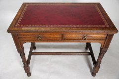 Bruce James Talbert for Gillow & Co., Gothic Revival Oak Writing Table - Thumbnail 10