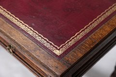 Bruce James Talbert for Gillow & Co., Gothic Revival Oak Writing Table - Thumbnail 11