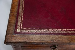 Bruce James Talbert for Gillow & Co., Gothic Revival Oak Writing Table - Thumbnail 12
