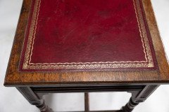 Bruce James Talbert for Gillow & Co., Gothic Revival Oak Writing Table - Thumbnail 14
