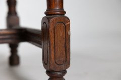 Bruce James Talbert for Gillow & Co., Gothic Revival Oak Writing Table - Thumbnail 23